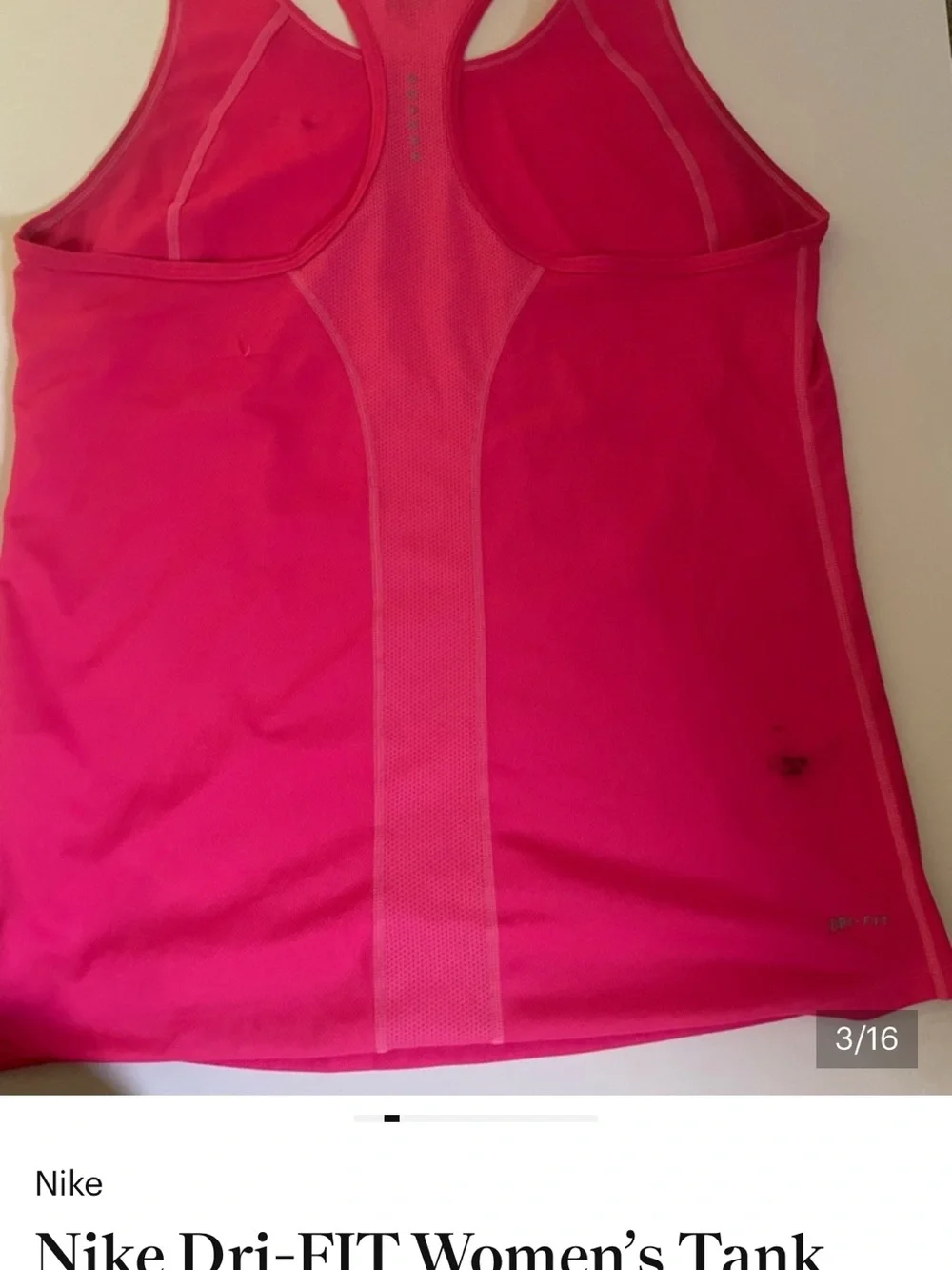 4 Nike Women's Racerback Tanks - Hot Pink, Teal, Aqua, Emerald